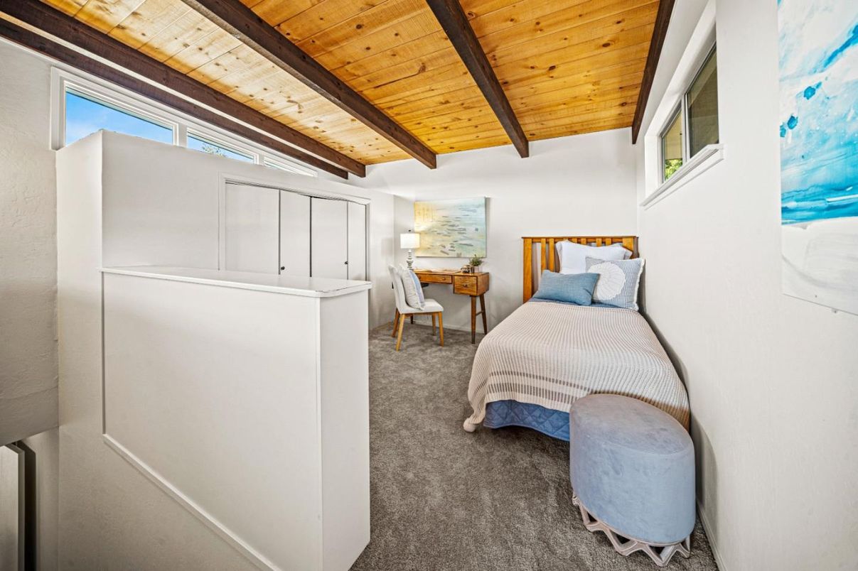 Bedroom, Interior, Wooden Beams, Wooden Ceilings