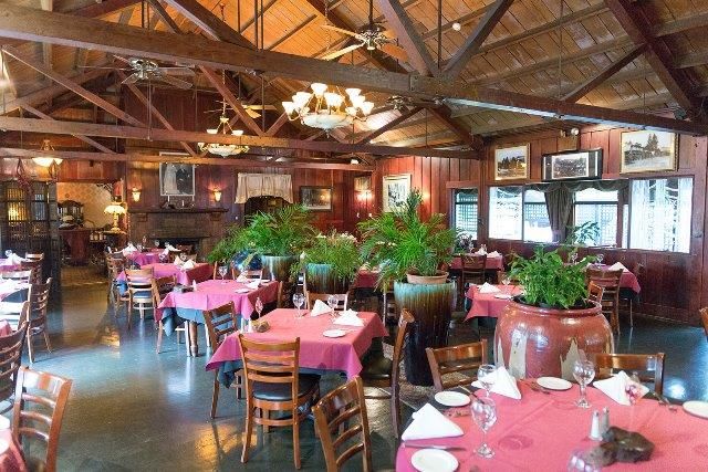 Chandelier, Dining room, Fireplace, Interior, Wooden Beams, Wooden Ceilings, Wooden Walls