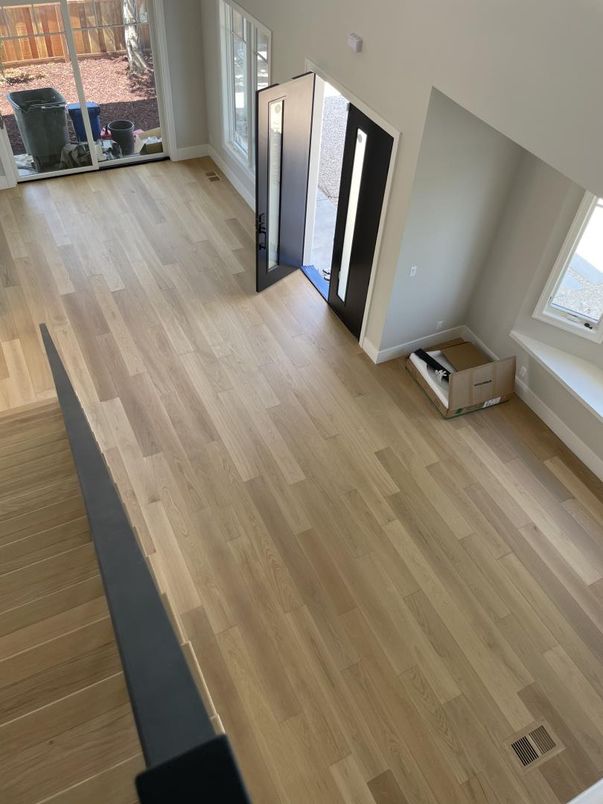 Empty room, Interior, Wood Texture Flooring