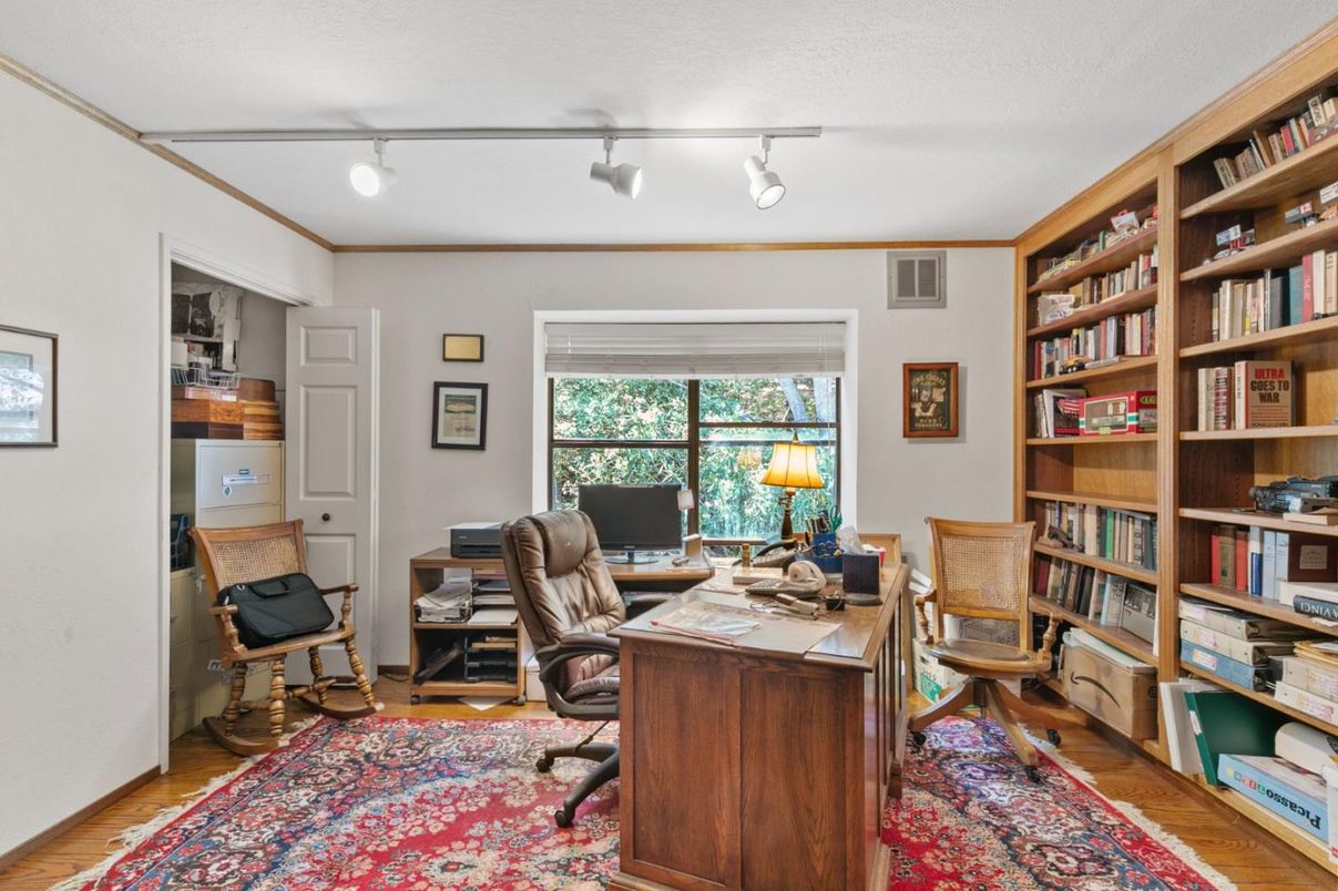 Home Office, Interior, Wood Texture Flooring
