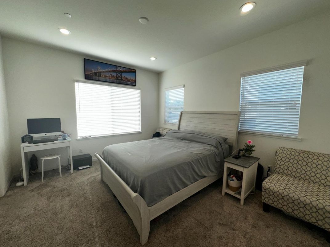 Bedroom, Interior, Recessed Lighting