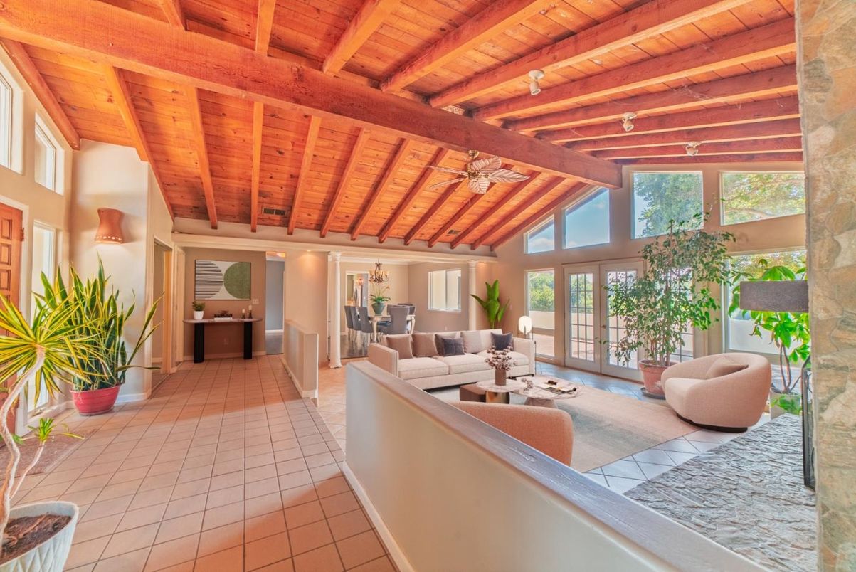 Interior, Living room, Wooden Beams, Wooden Ceilings