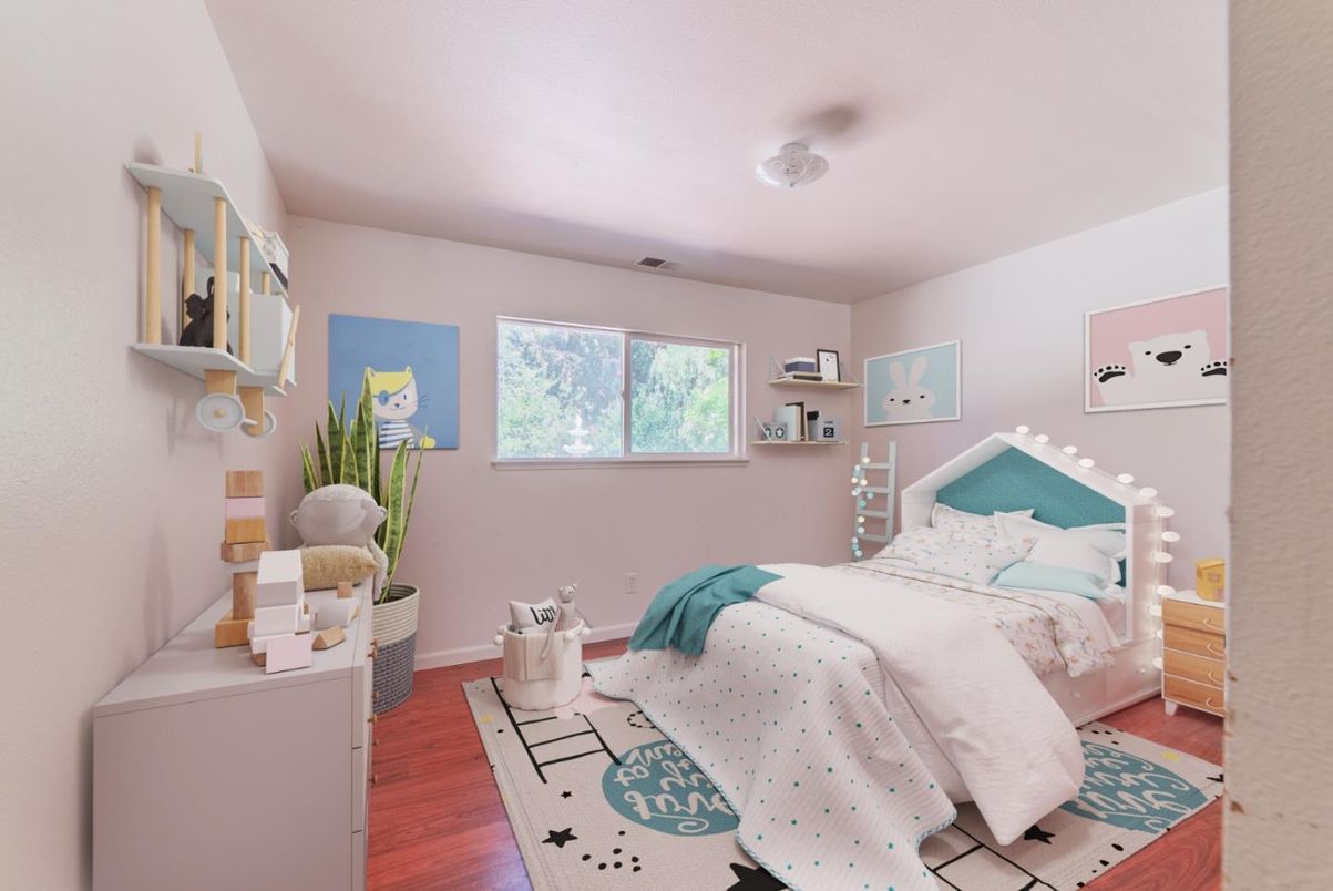 Bedroom, Interior, Wood Texture Flooring