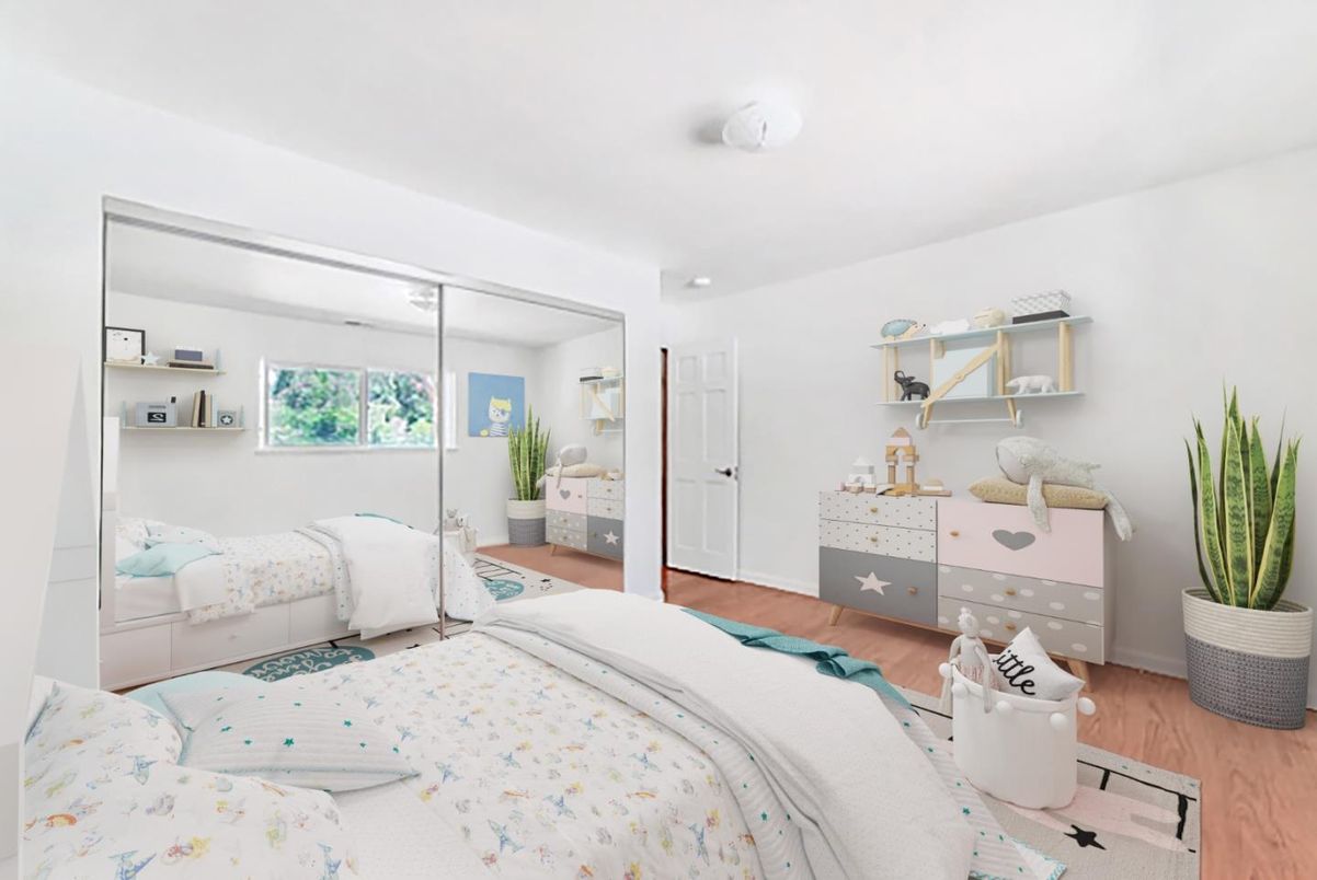 Bedroom, Interior, Wood Texture Flooring