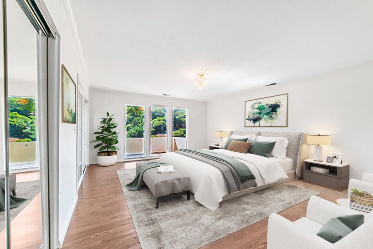 Bedroom, Interior, Wood Texture Flooring