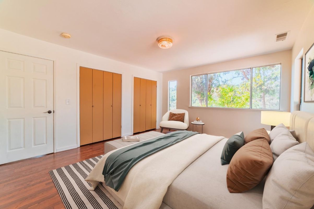 Bedroom, Interior, Wood Texture Flooring