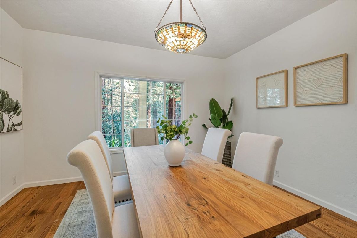Dining room, Interior, Wood Texture Flooring