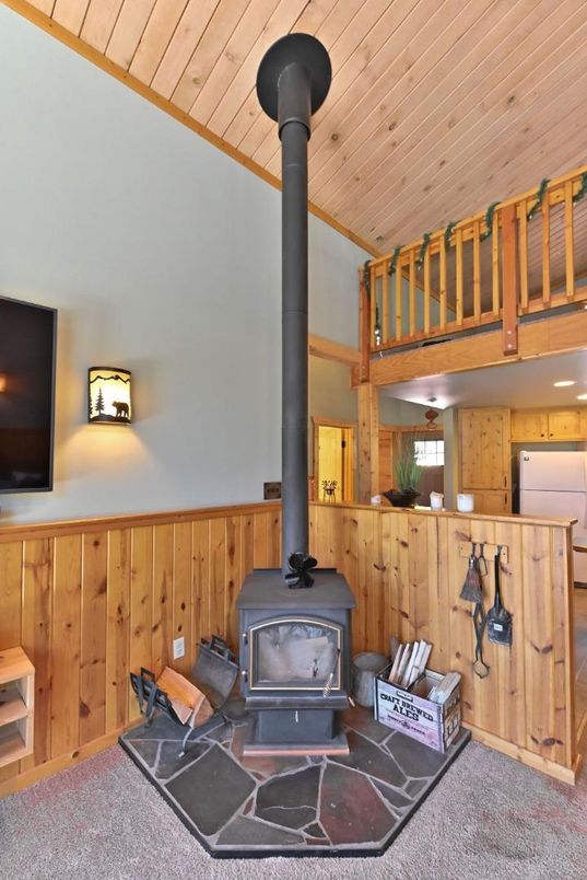 Fireplace, Interior, Wooden Ceilings, Wooden Walls