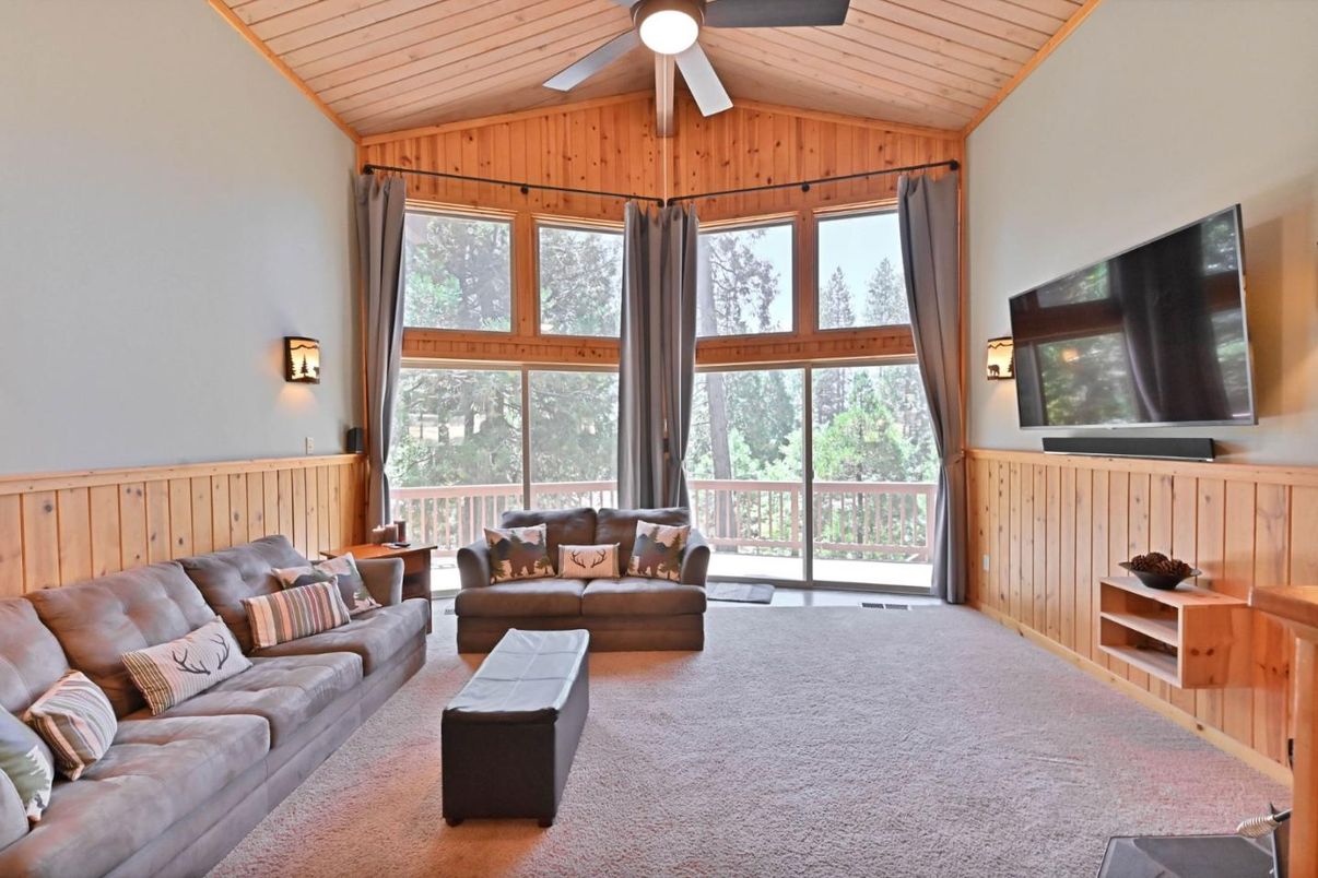 Interior, Living room, Wooden Ceilings, Wooden Walls