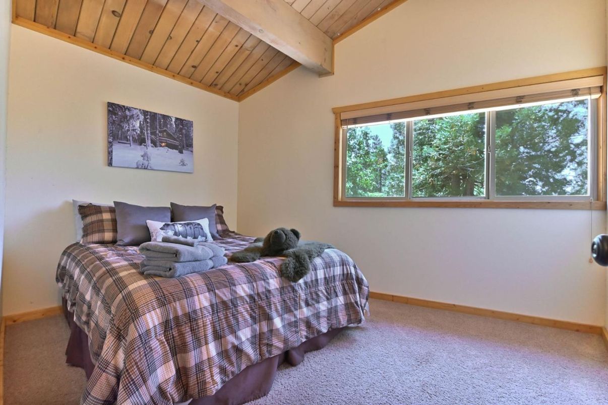 Bedroom, Interior, Wooden Beams