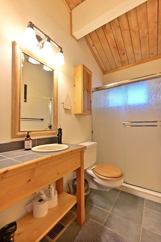 Bathroom, Interior, Wooden Ceilings
