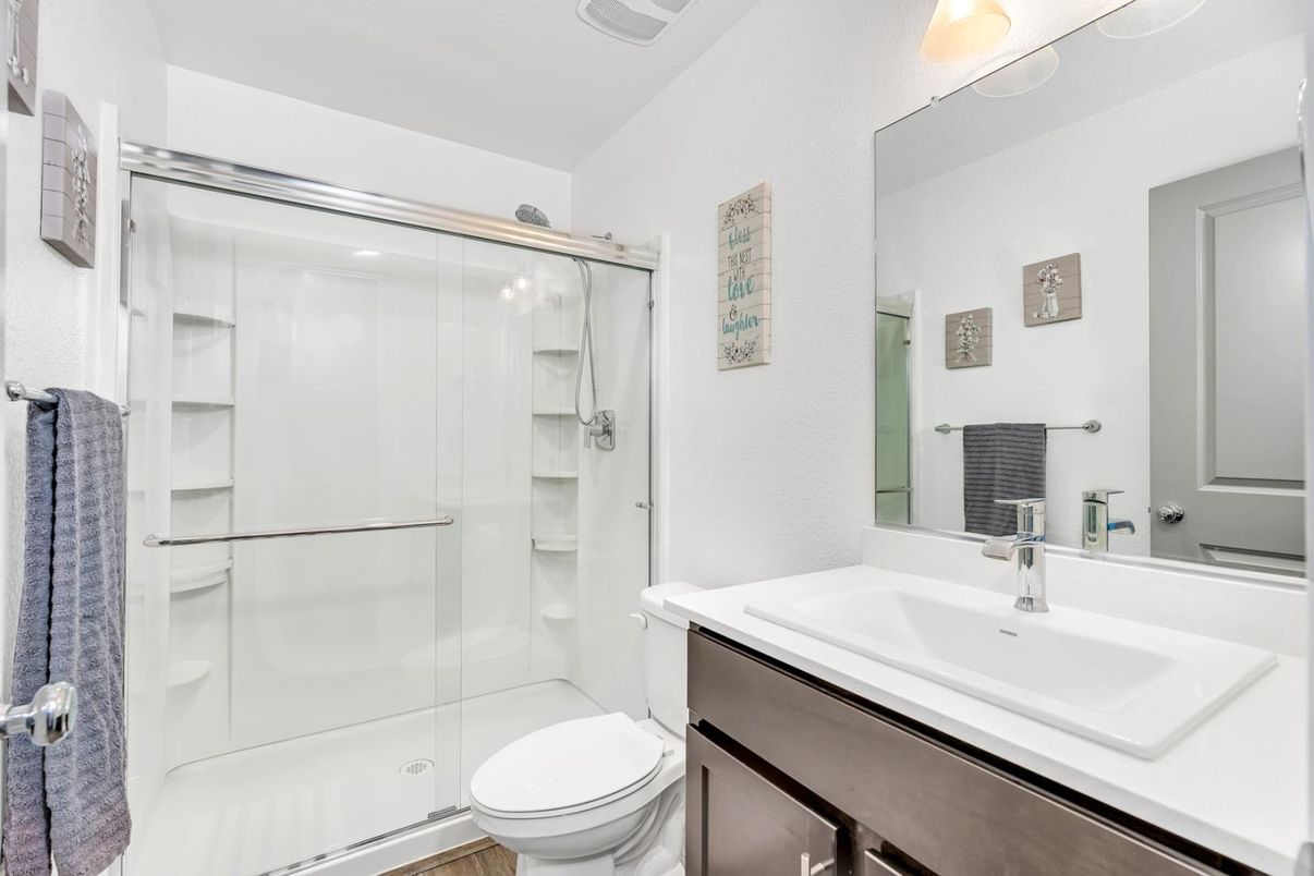 Bathroom, Glass Shower, Interior