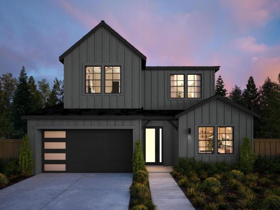 Attached, Exterior, Facade, Farmhouse