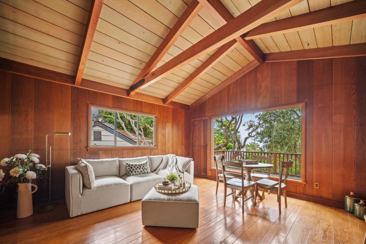 Interior, Living room, Wooden Beams, Wooden Ceilings, Wood Texture Flooring, Wooden Walls