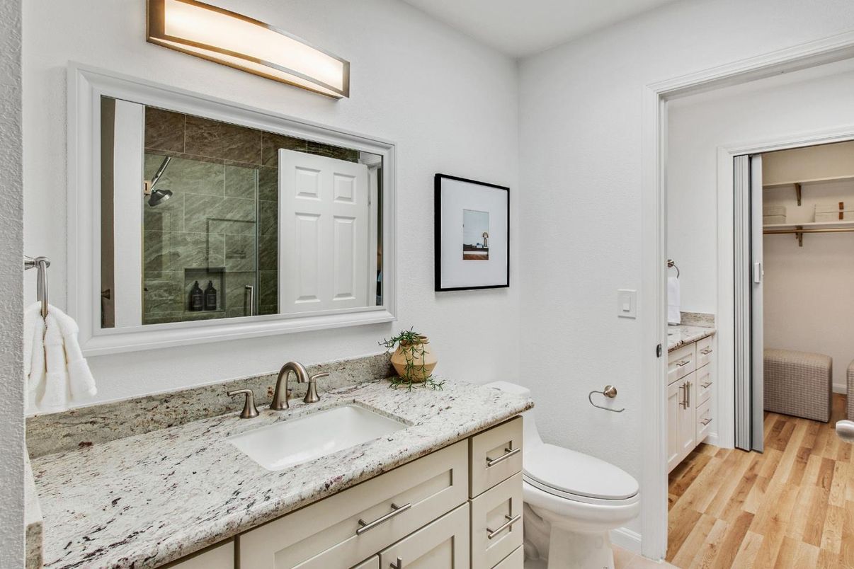 Bathroom, Interior, Wood Texture Flooring