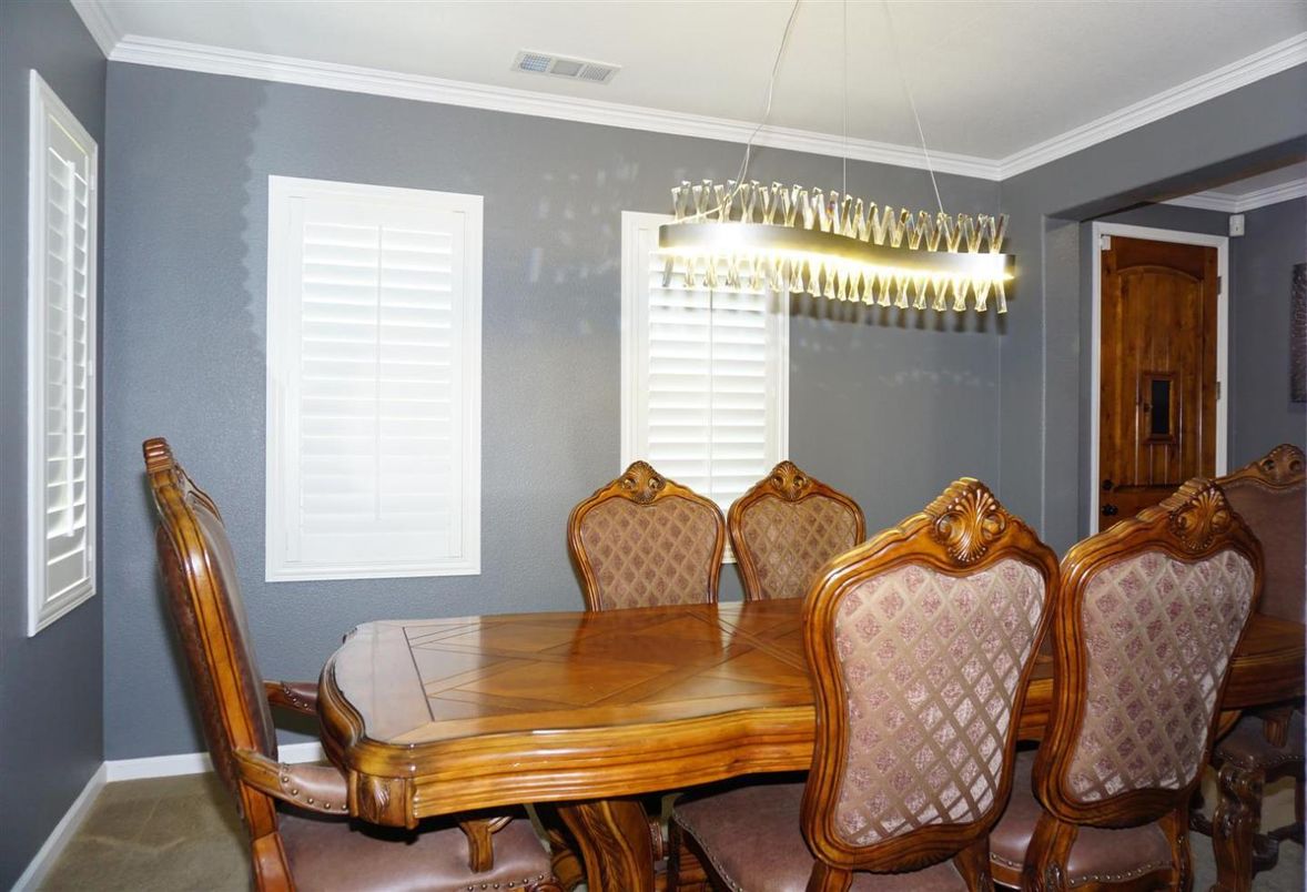 Dining room, Interior, Pendant Lights