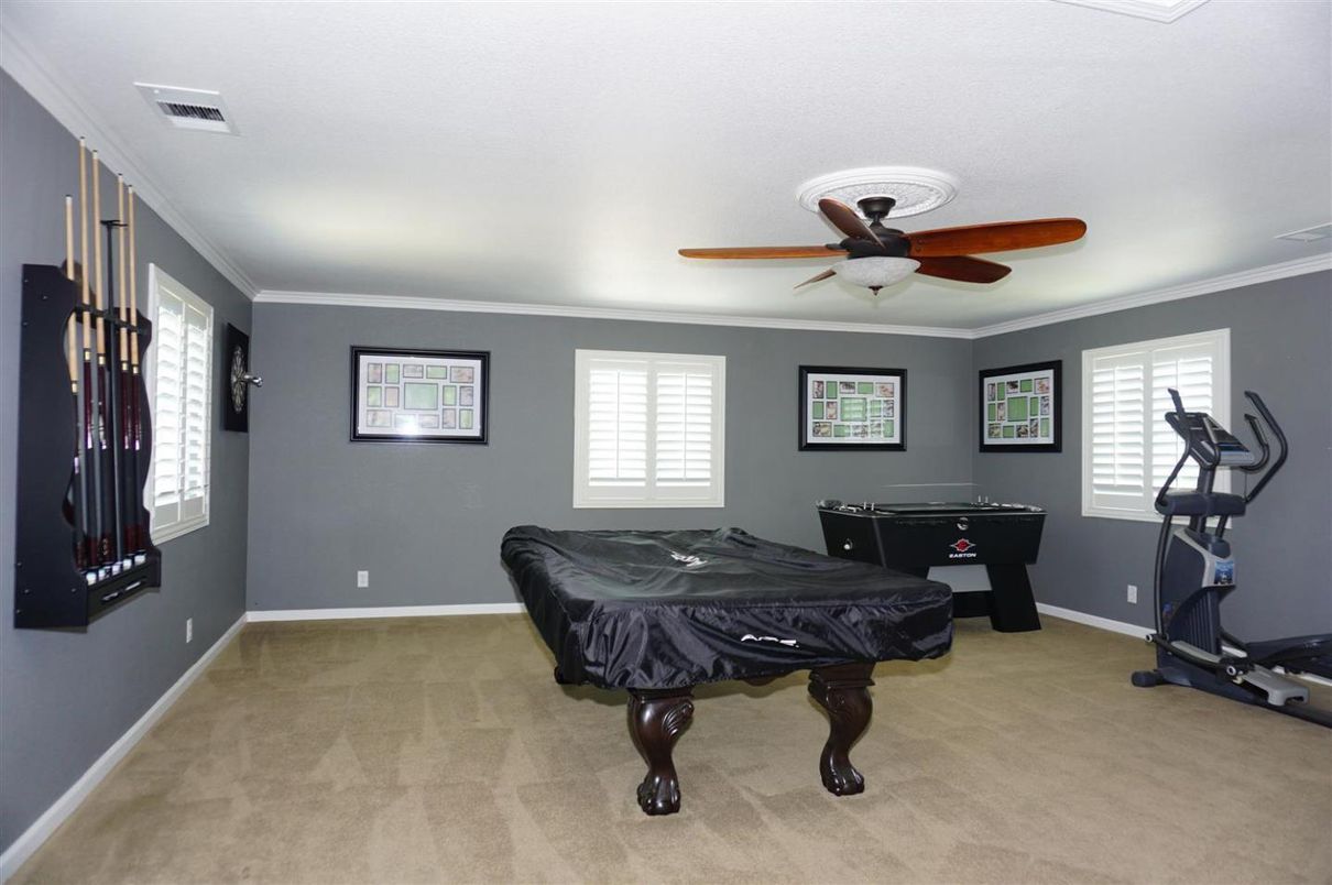 Billiard Table, Fitness Equipment, Game Room, Interior