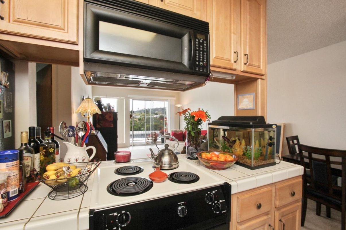 Interior, Kitchen, Tile Countertops