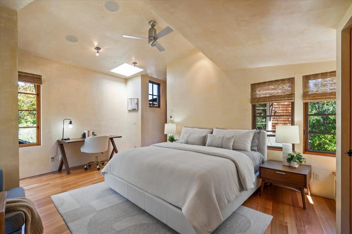 Bedroom, Home Office, Interior, Wood Texture Flooring