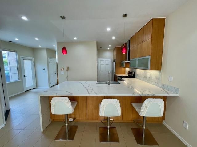 Interior, Kitchen, Pendant Lights, Recessed Lighting