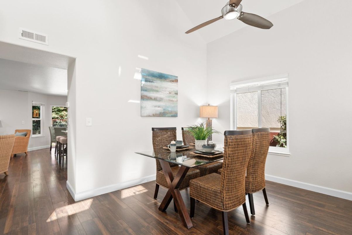 Dining room, Interior, Wood Texture Flooring