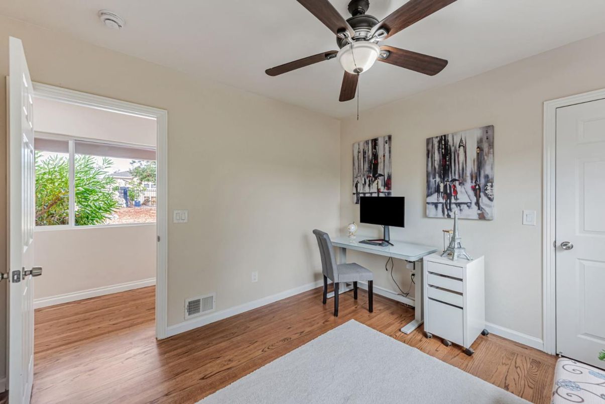 Home Office, Interior, Wood Texture Flooring