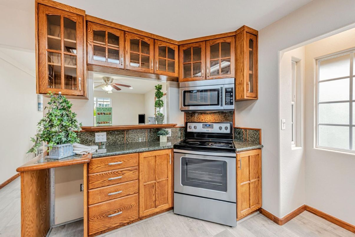 Interior, Kitchen, Wood Texture Flooring