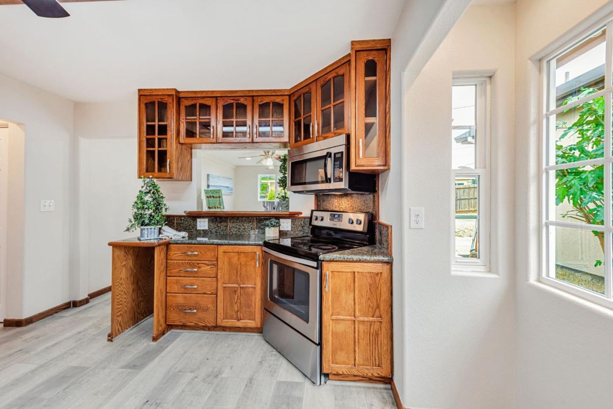 Interior, Kitchen, Wood Texture Flooring