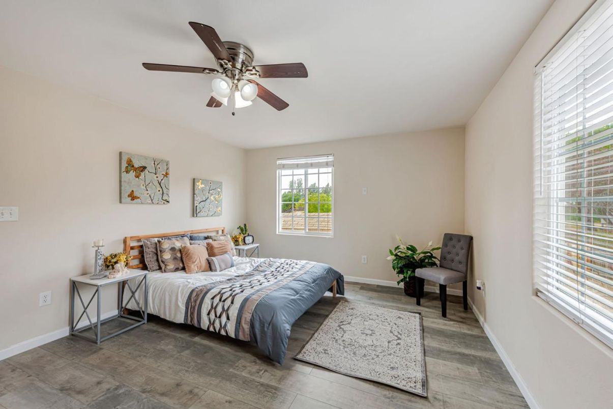 Bedroom, Interior, Wood Texture Flooring