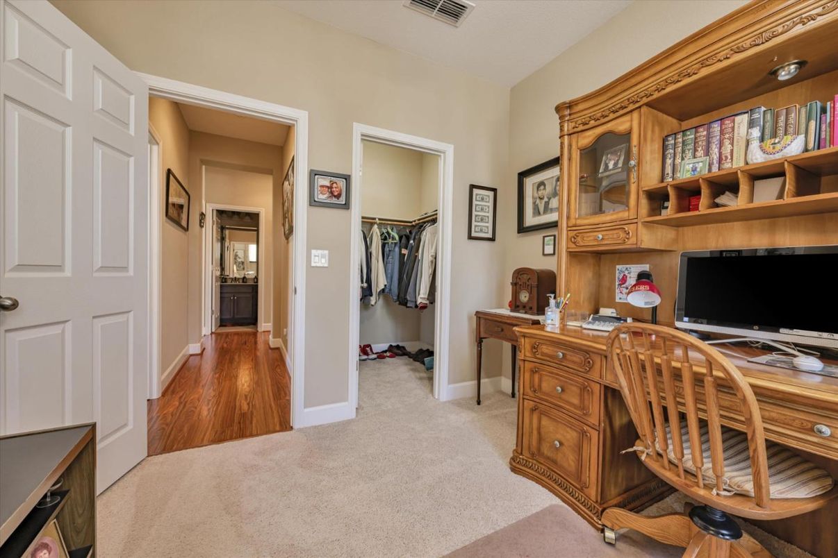 Home Office, Interior, Wood Texture Flooring