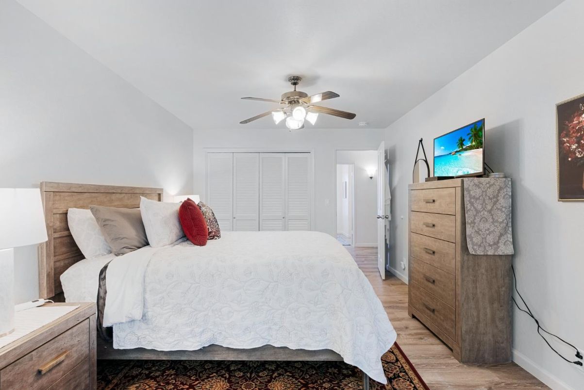 Bedroom, Interior, Wood Texture Flooring