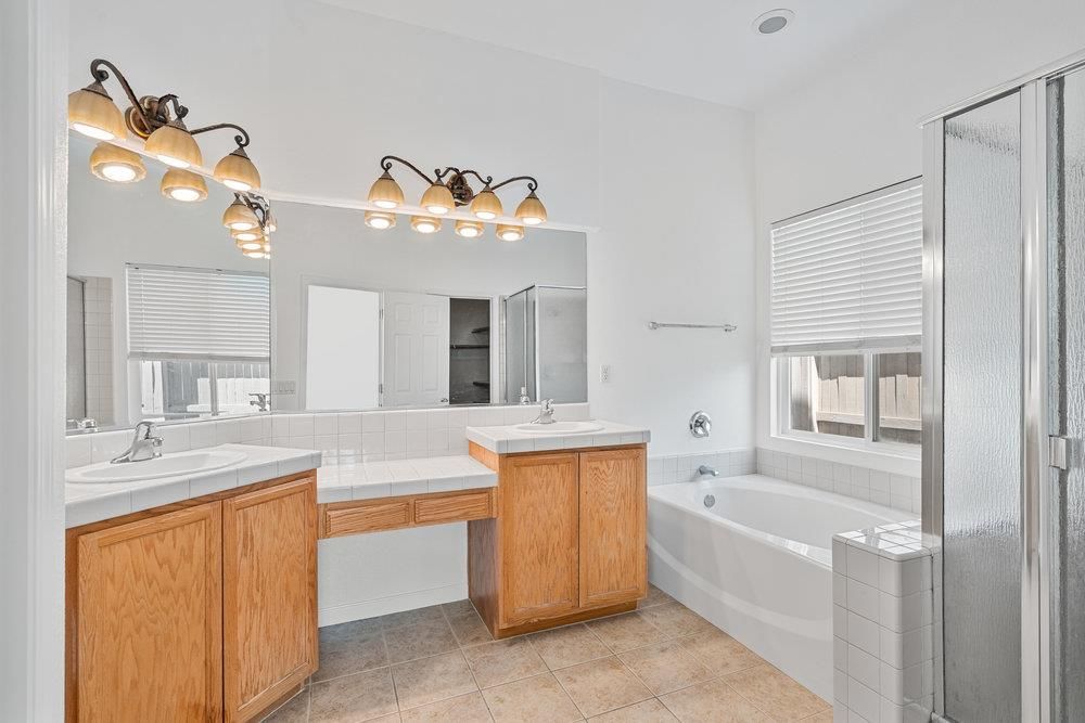 Bathroom, Dual Sink Vanities, Interior, Tile Countertops