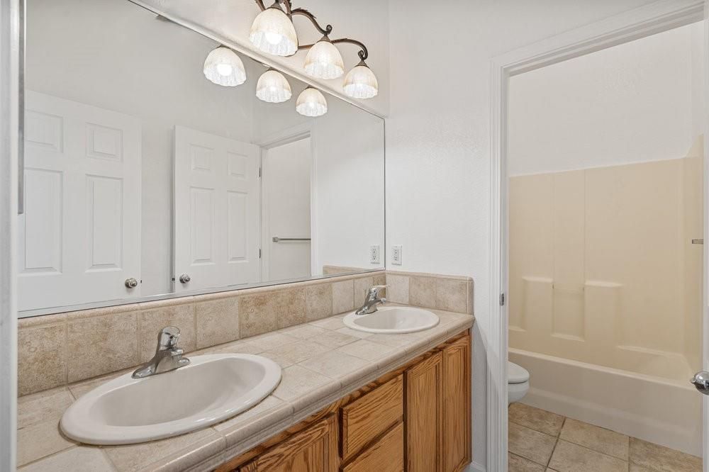 Bathroom, Dual Sink Vanities, Interior, Tile Countertops