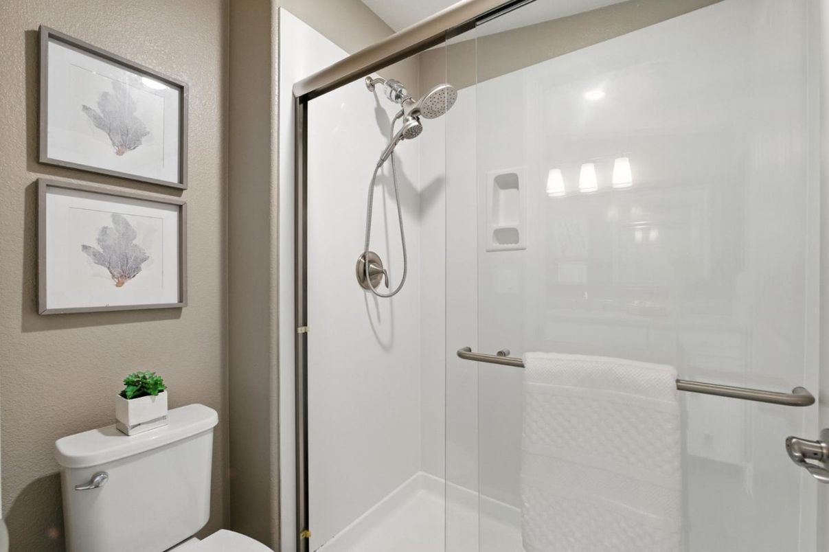 Bathroom, Glass Shower, Interior