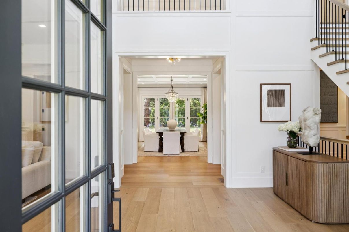 Dining room, Interior, Wood Texture Flooring
