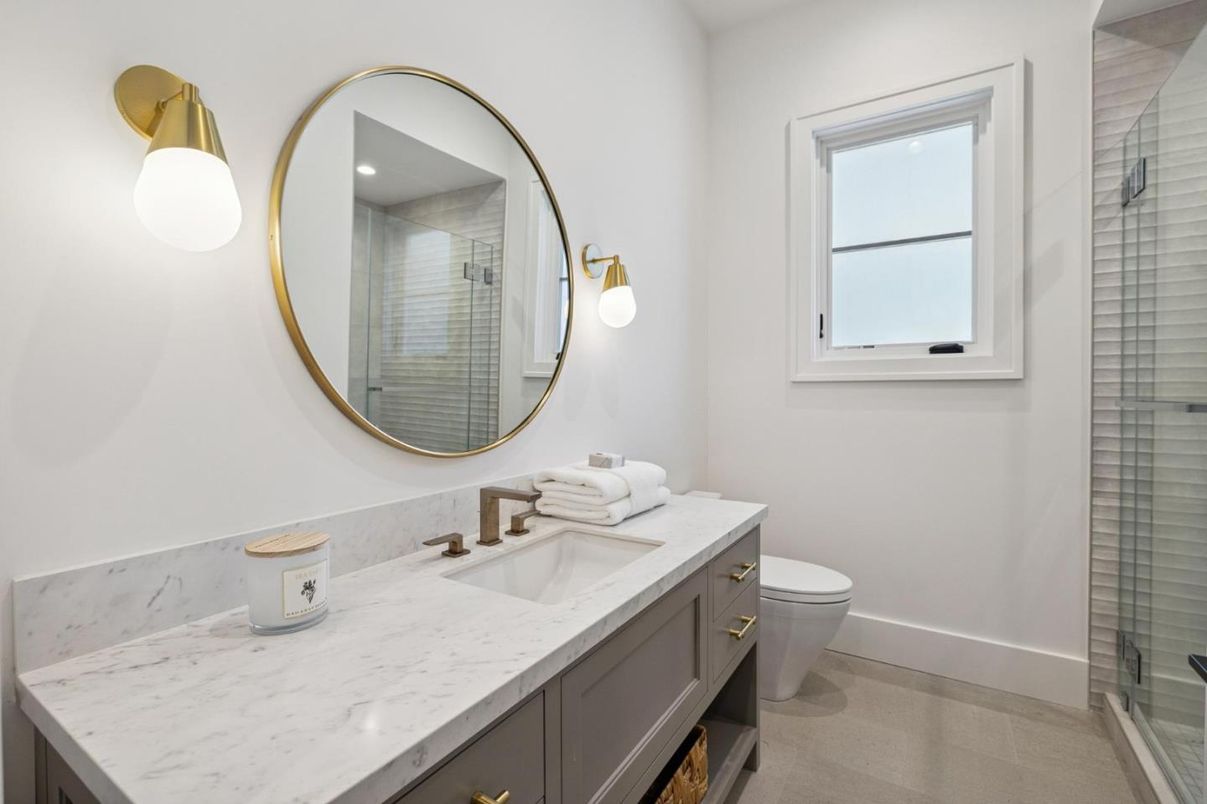 Bathroom, Glass Shower, Interior