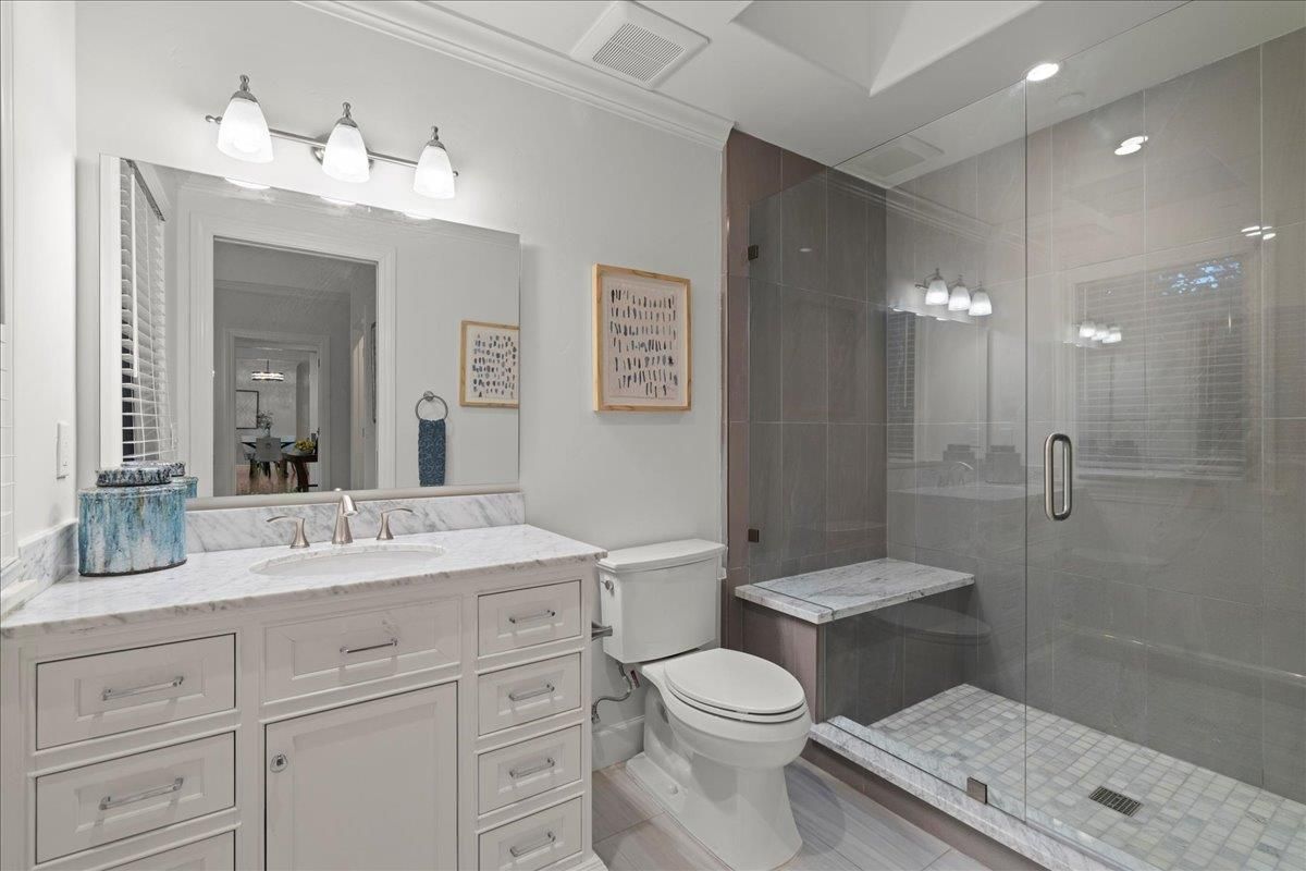 Bathroom, Glass Shower, Interior