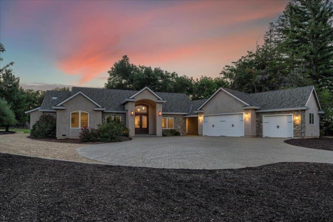 Attached, Backyard, Detached Garage, Exterior, Facade, Ranch