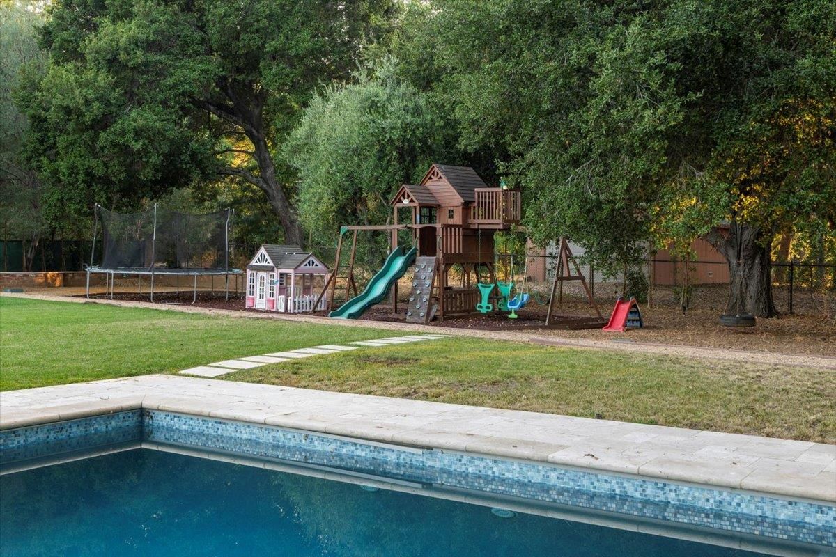 Backyard, Exterior, Playground, Pool