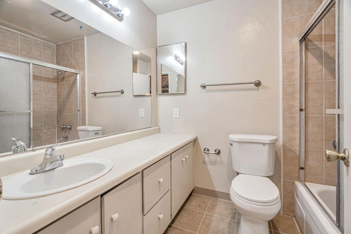 Bathroom, Dual Sink Vanities, Glass Shower, Interior