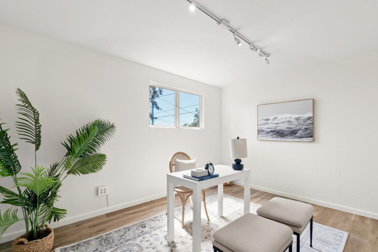 Home Office, Interior, Wood Texture Flooring