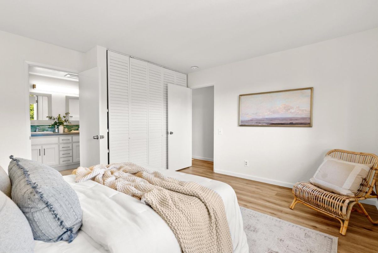 Bedroom, Interior, Wood Texture Flooring