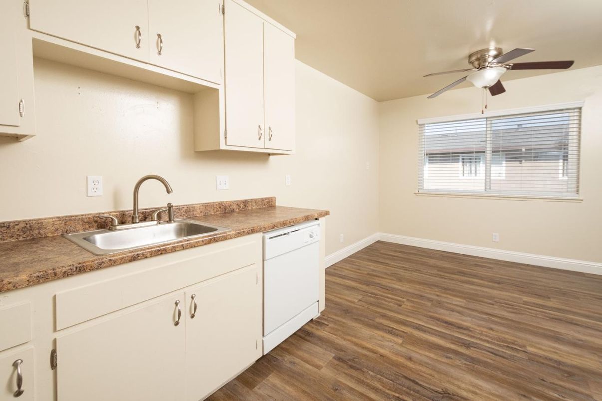 Interior, Kitchen, Wood Texture Flooring