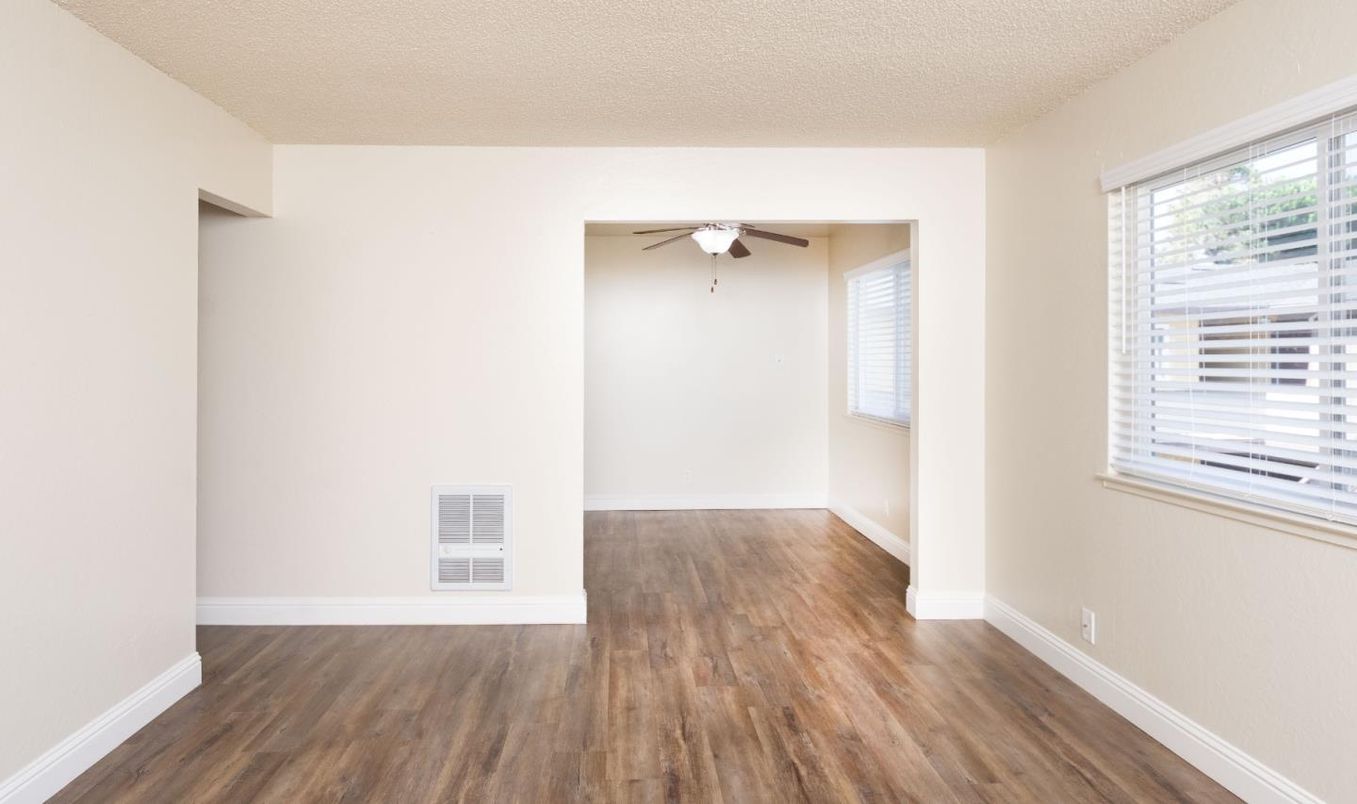 Empty room, Interior, Wood Texture Flooring