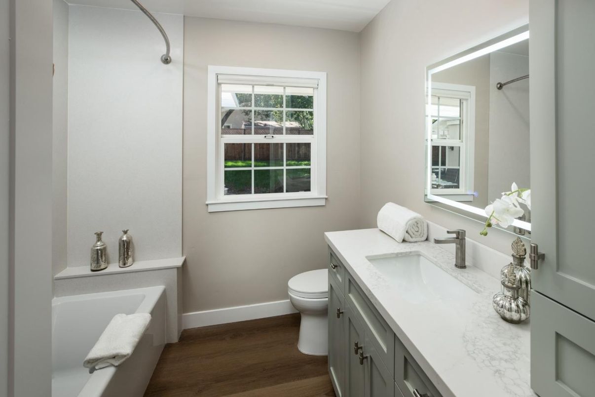 Bathroom, Interior, Wood Texture Flooring