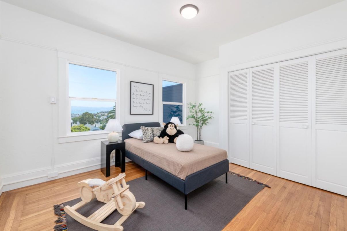 Bedroom, Interior, Water, Wood Texture Flooring