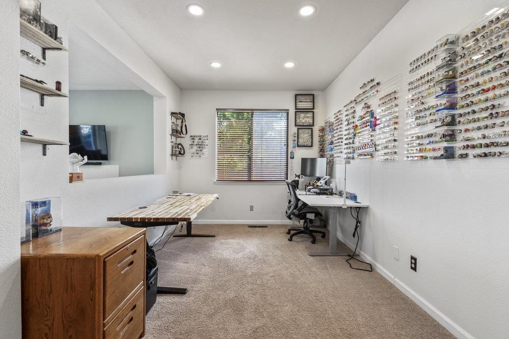 Home Office, Interior, Recessed Lighting