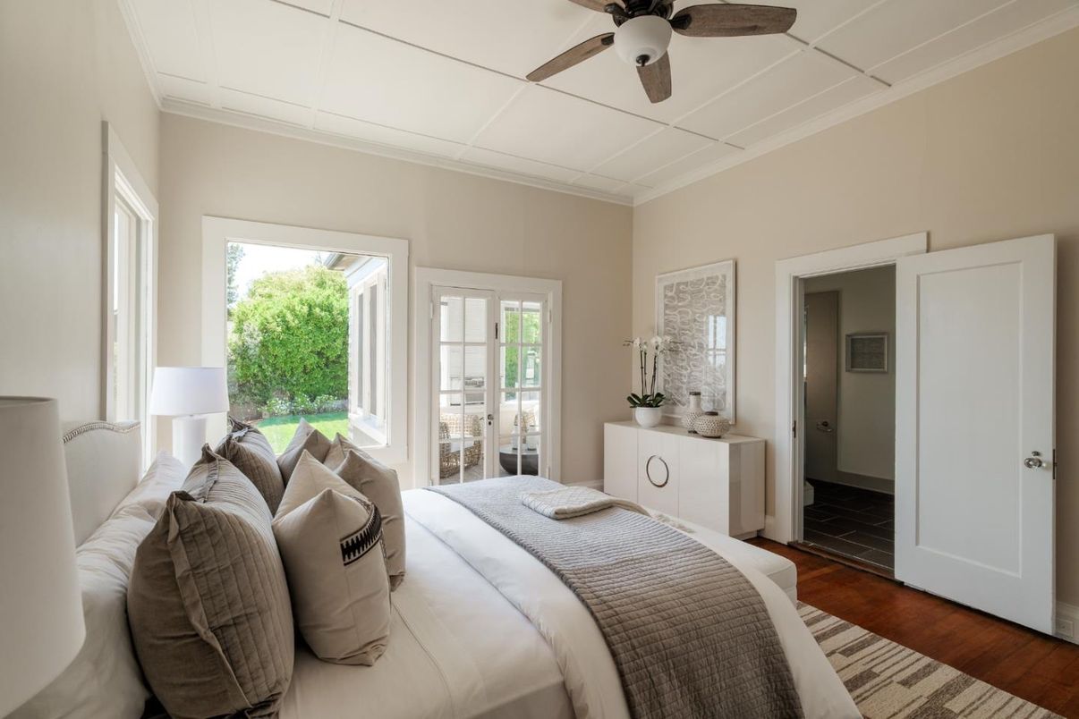 Bedroom, Interior, Wood Texture Flooring