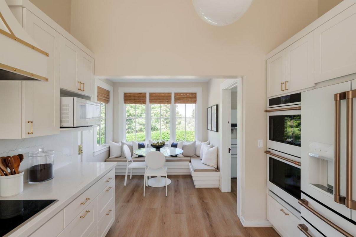 Dining room, Interior, Kitchen, Living room, Wood Texture Flooring