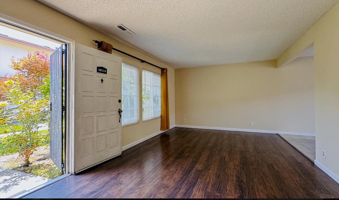 Empty room, Interior, Wood Texture Flooring